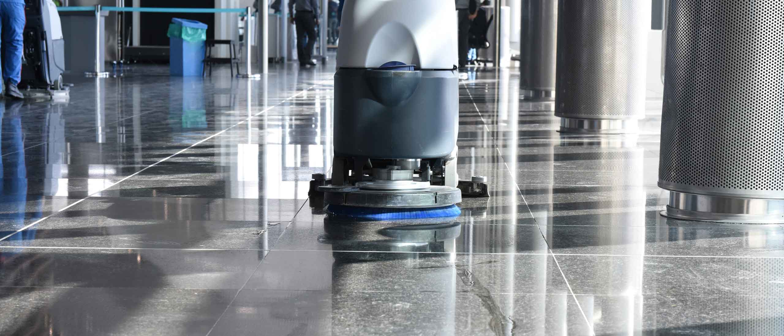 Équipe Christale Clean sur site
